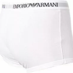 EMPORIO ARMANI Trunk 3er Pack 111610/CC722/16510 Trunks, Baumwolle, Weiß -Wäsche Verkaufsshop 239844 norm3