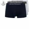 EMPORIO ARMANI Trunk 3er Pack 111610/CC722/40510 Trunks, Baumwolle, Navy-grau-weiß, Weiß-grau-marine