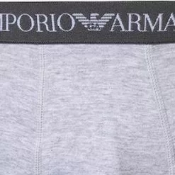 EMPORIO ARMANI Trunk 3er Pack 111610/CC722/40510 Trunks, Baumwolle, Navy-grau-weiß, Weiß-grau-marine -Wäsche Verkaufsshop 239846 norm5