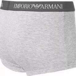 EMPORIO ARMANI Trunk 3er Pack 111610/CC722/94235 Trunks, Baumwolle, Hellgrau-marineblau-schwarz, Marine-grau-schwarz -Wäsche Verkaufsshop 239847 norm5