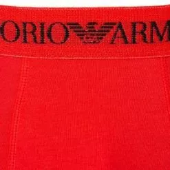 EMPORIO ARMANI Trunk 3er Pack 111610/CC722/23410 Trunks, Baumwolle, Rot-weiß-schwarz, Weiß-rot-schwarz -Wäsche Verkaufsshop 239848 norm4