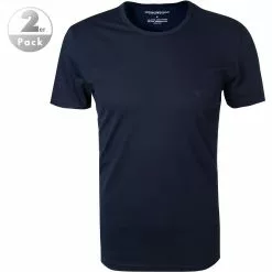 EMPORIO ARMANI T-Shirt 2er Pack 111647/CC722/27435 T-Shirts, Baumwolle, Marineblau, Marine