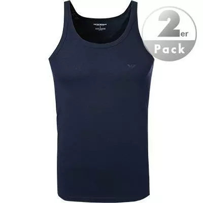 EMPORIO ARMANI Tank Top 2 Pack 111612/CC722/27435 Tanktops, Baumwolle, Marineblau, Marine 2 EMPORIO ARMANI Tank Top 2 Pack 111612/CC722/27435 Tanktops, Baumwolle, Marineblau, Marine – Bild 2