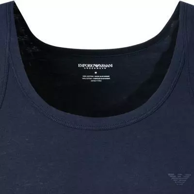 EMPORIO ARMANI Tank Top 2 Pack 111612/CC722/27435 Tanktops, Baumwolle, Marineblau, Marine 3 EMPORIO ARMANI Tank Top 2 Pack 111612/CC722/27435 Tanktops, Baumwolle, Marineblau, Marine – Bild 3