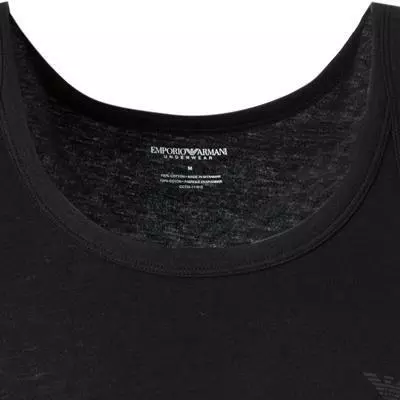 EMPORIO ARMANI Tank Top 2 Pack 111612/CC722/97120 Tanktops, Baumwolle, Schwarz-hellgrau, Schwarz-grau 3 EMPORIO ARMANI Tank Top 2 Pack 111612/CC722/97120 Tanktops, Baumwolle, Schwarz-hellgrau, Schwarz-grau – Bild 3