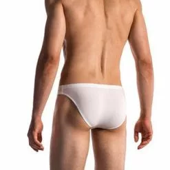 Olaf Benz RED1601 Brazilbrief 107411/1000 Slip, Baumwoll-Stretch, Weiß, White -Wäsche Verkaufsshop 241630 norm2