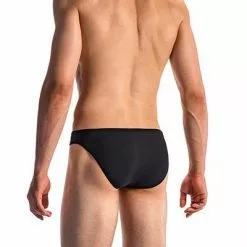 Olaf Benz RED1601 Brazilbrief 107411/8000 Slip, Baumwoll-Stretch, Schwarz, Black -Wäsche Verkaufsshop 241631 norm2