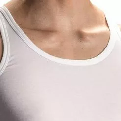Olaf Benz RED1601 Sportshirt 107415/1000 Tanktop, Baumwoll-Stretch, Weiß, White 7 Olaf Benz RED1601 Sportshirt 107415/1000 Tanktop, Baumwoll-Stretch, Weiß, White -Wäsche Verkaufsshop 241636 norm3