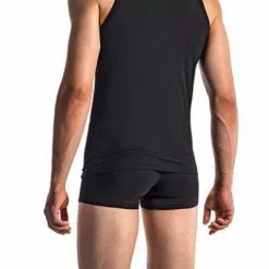 Olaf Benz RED1601 Sportshirt 107415/8000 Tanktop, Baumwoll-Stretch, Schwarz, Black 6 Olaf Benz RED1601 Sportshirt 107415/8000 Tanktop, Baumwoll-Stretch, Schwarz, Black -Wäsche Verkaufsshop 241637 norm2