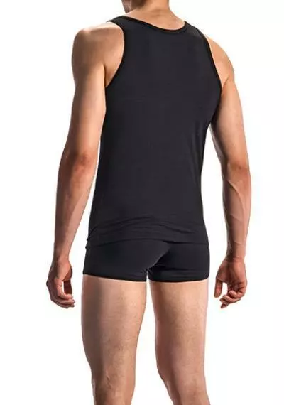 Olaf Benz RED1601 Sportshirt 107415/8000 Tanktop, Baumwoll-Stretch, Schwarz, Black 3 Olaf Benz RED1601 Sportshirt 107415/8000 Tanktop, Baumwoll-Stretch, Schwarz, Black – Bild 3