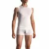 Olaf Benz RED1601 Collegeshirt 107416/1000 Tanktop, Baumwoll-Stretch, Weiß, White