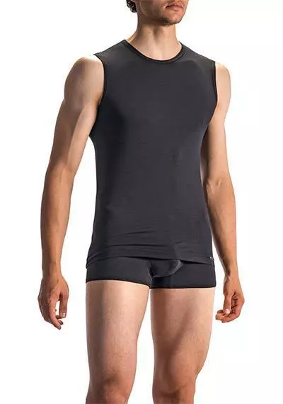 Olaf Benz RED1601 Collegeshirt 107416/8000 Tanktop, Baumwoll-Stretch, Schwarz, Black 2 Olaf Benz RED1601 Collegeshirt 107416/8000 Tanktop, Baumwoll-Stretch, Schwarz, Black – Bild 2