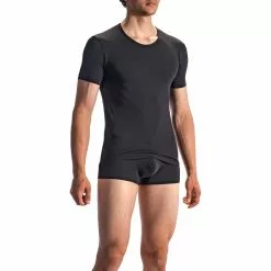 Olaf Benz RED1601 T-Shirt 107417/8000 Baumwoll-Stretch, Schwarz, Black