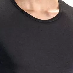 Olaf Benz RED1601 T-Shirt 107417/8000 Baumwoll-Stretch, Schwarz, Black -Wäsche Verkaufsshop 241645 norm3