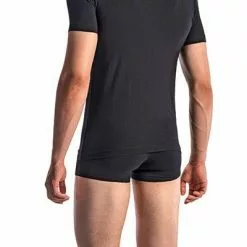 Olaf Benz RED1601 V-Shirt (Low) 107419/8000 T-Shirt, Baumwoll-Stretch, Schwarz, Black -Wäsche Verkaufsshop 241652 norm2