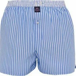 MC ALSON Boxer-Shorts 0234/hellblau Boxershorts, Baumwolle, Hellblau-weiß gestreift