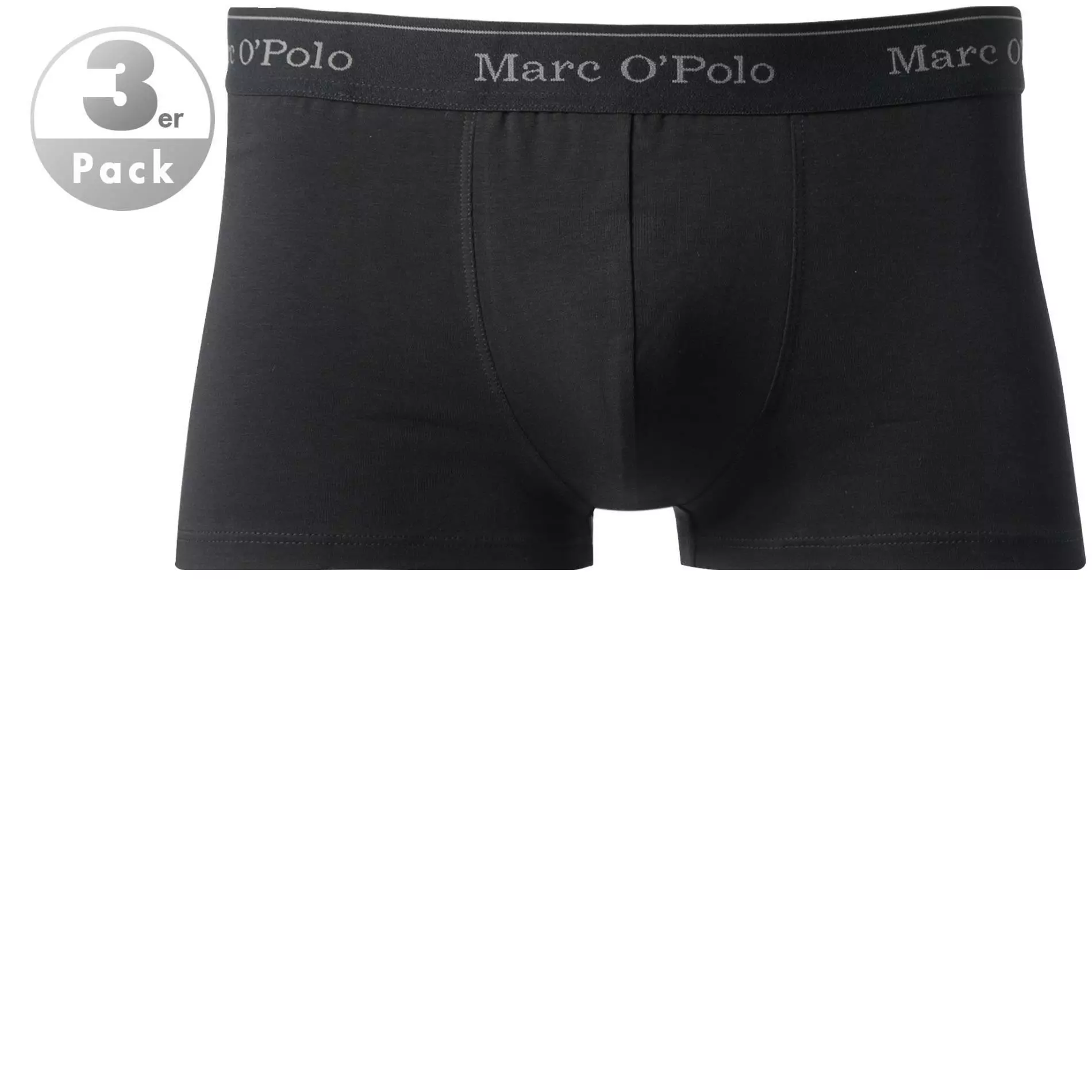 Marc O'Polo Shorts 3er Pack 154606/000 Trunks, Baumwoll-Stretch, Schwarz, Black 1 Marc O'Polo Shorts 3er Pack 154606/000 Trunks, Baumwoll-Stretch, Schwarz, Black
