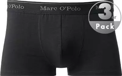 Marc O'Polo Shorts 3er Pack 154606/000 Trunks, Baumwoll-Stretch, Schwarz, Black 2 Marc O'Polo Shorts 3er Pack 154606/000 Trunks, Baumwoll-Stretch, Schwarz, Black – Bild 2