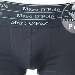 Marc O'Polo Shorts 3er Pack 154606/804 Trunks, Baumwoll-Stretch, Marine, Nightblue