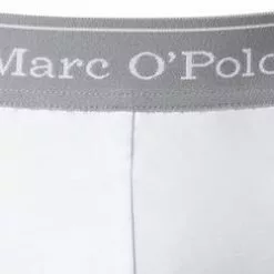 Marc O'Polo Shorts 3er Pack 154606/100 Trunks, Baumwoll-Stretch, Weiß, White -Wäsche Verkaufsshop 243963 norm2