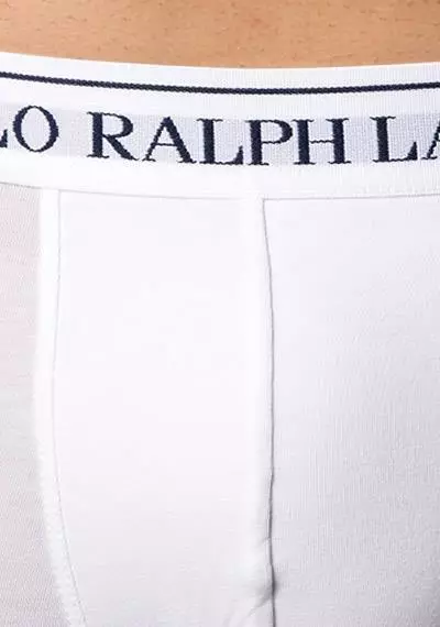 Polo Ralph Lauren Boxer 3er Pack 714621874/004 Trunks, Baumwoll-Stretch, Weiß 3 Polo Ralph Lauren Boxer 3er Pack 714621874/004 Trunks, Baumwoll-Stretch, Weiß – Bild 3