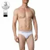 Polo Ralph Lauren Brief 3er Pack 714513423007 Slips, Baumwoll-Stretch, Weiß-hellgrau-schwarz, White-grey-black