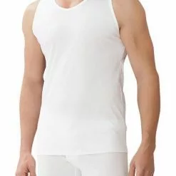 Zimmerli Sea Island 286 Tank Top 286/1440/01 Tanktop, Baumwolle, Weiß