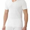 Zimmerli Sea Island 286 V-Shirt 286/1442/01 T-Shirt, Sea Island Baumwolle - mercerisiert, Weiß, White