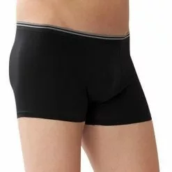 Zimmerli Pure Comfort Pants 172/1464/86 Trunk, Baumwoll-Stretch, Schwarz, Black