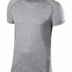 Falke Men Ergonomic Sport T-Shirt 33423/3757 Regular Fit, Wolle-Seide, Hellgrau meliert, Grey