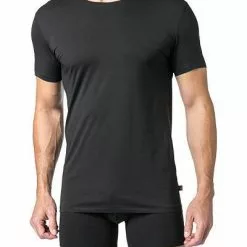 DEREK ROSE Pima Cotton Crew-Neck 8005/JACK001BLA T-Shirt, Baumwolle, Schwarz