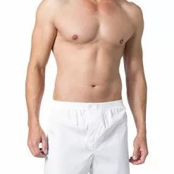 DEREK ROSE Classic Boxer Shorts 6000/SAVO001WHI Boxershorts, Baumwolle, Weiß