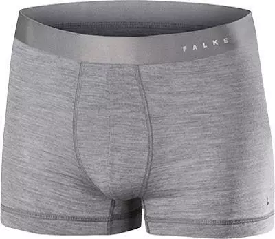 Falke Men Ergonomic Sport Boxer 33428/3757 Trunks, Regular Fit, Seide-Wolle, Heiigrau meliert, Grey 1 Falke Men Ergonomic Sport Boxer 33428/3757 Trunks, Regular Fit, Seide-Wolle, Heiigrau meliert, Grey