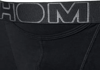 HOM Boxerlines Boxer Brief 2er Pack 400405/V001 Trunks, Baumwoll-Stretch, Schwarz, Black 3 HOM Boxerlines Boxer Brief 2er Pack 400405/V001 Trunks, Baumwoll-Stretch, Schwarz, Black – Bild 3