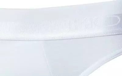 HOM Classic Mini Briefs 400204/0003 Slip, Baumwolle, Weiß, White 2 HOM Classic Mini Briefs 400204/0003 Slip, Baumwolle, Weiß, White – Bild 2