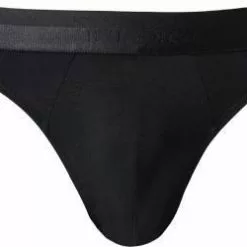 HOM Classic Mini Briefs 400204/0004 Slip, Baumwolle, Schwarz, Black