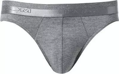 HOM Classic Mini Briefs 400204/00ZU Slip, Baumwolle, Grau meliert, Grey 1 HOM Classic Mini Briefs 400204/00ZU Slip, Baumwolle, Grau meliert, Grey