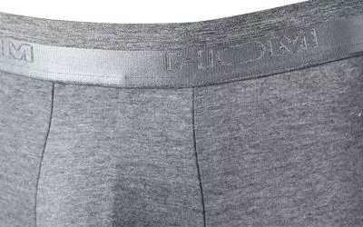 HOM Classic Boxer Briefs 400203/00ZU Trunk, Baumwolle, Grau meliert, Grey 2 HOM Classic Boxer Briefs 400203/00ZU Trunk, Baumwolle, Grau meliert, Grey – Bild 2
