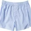 van Laack 140766/BOXER/720 Boxershorts, Baumwolle, Hellblau meliert, Hellblau