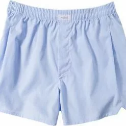 van Laack 140766/BOXER/720 Boxershorts, Baumwolle, Hellblau meliert, Hellblau