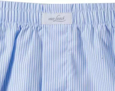 van Laack 141786/BOXER/720 Boxershorts, Baumwolle, Hellblau gestreift, Hellblau-weiß 2 van Laack 141786/BOXER/720 Boxershorts, Baumwolle, Hellblau gestreift, Hellblau-weiß – Bild 2