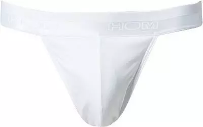 HOM Classic Tanga Briefs 400413/0003 Baumwolle, Weiß, White 1 HOM Classic Tanga Briefs 400413/0003 Baumwolle, Weiß, White