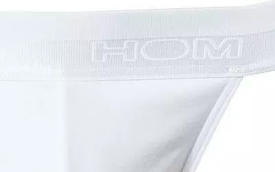 HOM Classic Tanga Briefs 400413/0003 Baumwolle, Weiß, White 2 HOM Classic Tanga Briefs 400413/0003 Baumwolle, Weiß, White – Bild 2