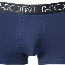 HOM Boxerlines Boxer Briefs 3er Pack 400387/V002 Trunks, Baumwoll-Stetch, Grau-blau-schwarz, Multicolour -Wäsche Verkaufsshop 255195 norm2