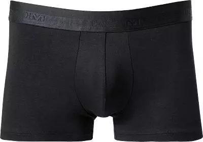 HOM Classic Boxer Briefs 400203/0004 Trunk, Baumwolle, Schwarz, Black 1 HOM Classic Boxer Briefs 400203/0004 Trunk, Baumwolle, Schwarz, Black
