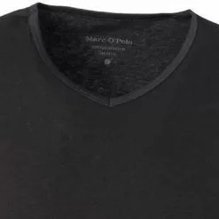 Marc O'Polo Shirt V-Neck 2er Pack 149804/000 T-Shirts, Baumwoll-Stretch, Schwarz, Black 6 Marc O'Polo Shirt V-Neck 2er Pack 149804/000 T-Shirts, Baumwoll-Stretch, Schwarz, Black -Wäsche Verkaufsshop 256102 norm2