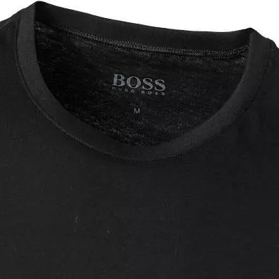 BOSS Shirt 2er Pack 50325/001 T-Shirts, Relaxed Fit, Baumwolle, Schwarz, Black 3 BOSS Shirt 2er Pack 50325/001 T-Shirts, Relaxed Fit, Baumwolle, Schwarz, Black – Bild 3