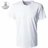 BOSS Shirt 2er Pack 50325/100 T-Shirts, Relaxed Fit, Baumwolle, Weiß, White