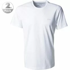 BOSS Shirt 2er Pack 50325/100 T-Shirts, Relaxed Fit, Baumwolle, Weiß, White