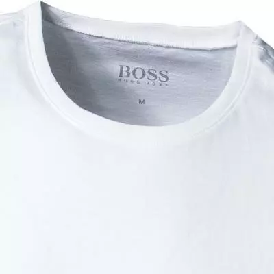 BOSS Shirt 2er Pack 50325/100 T-Shirts, Relaxed Fit, Baumwolle, Weiß, White 3 BOSS Shirt 2er Pack 50325/100 T-Shirts, Relaxed Fit, Baumwolle, Weiß, White – Bild 3